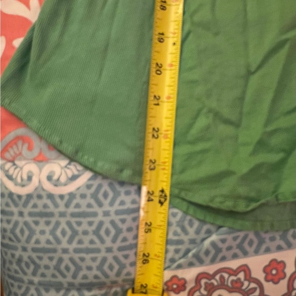 Express Size Large Green Ombre Button Down L/S - Picture 4 of 5
